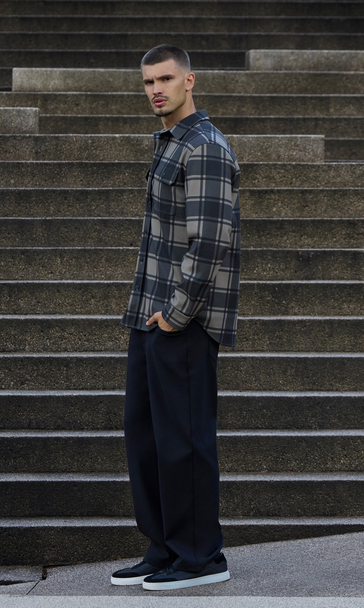Plaid Coastal Overshirt